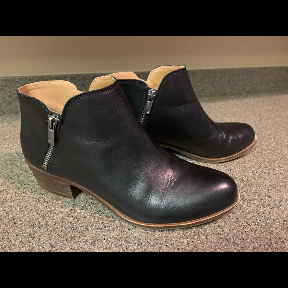 Lucky Brand Burklee Booties Black 9m